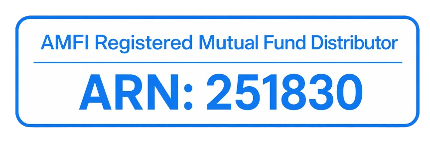 AMFI Registered Mutual Fund Distributor credential showing ARN 251830